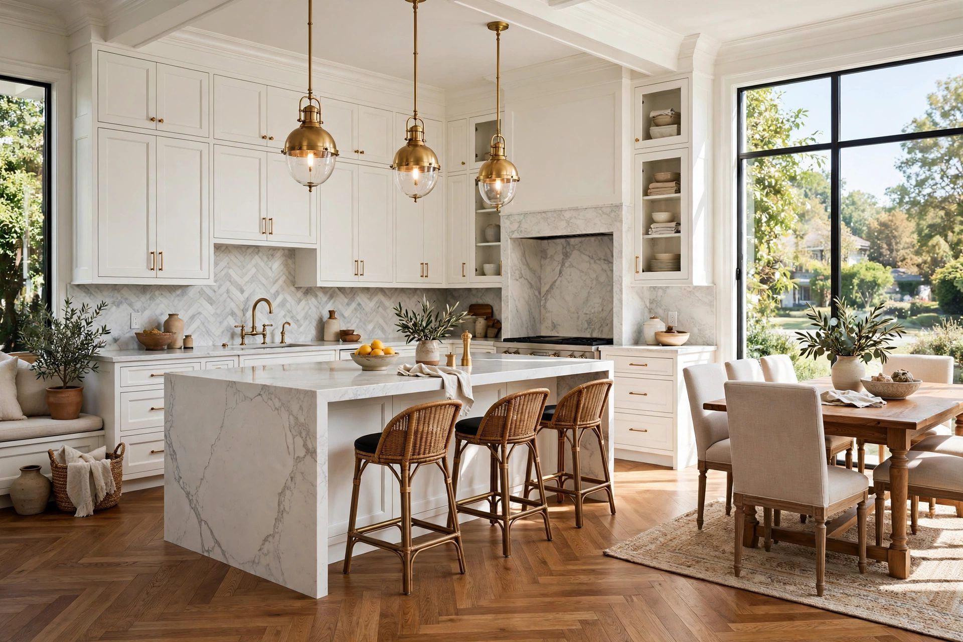 Kitchen and dining interior beautifully renovated by Stuart Home Improvement